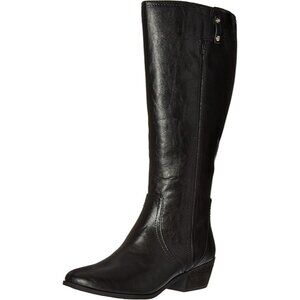Dr. Scholl's Brilliance Wide Calf Riding Boot, Black, 7 M US OPEN BOX LN UNUSED